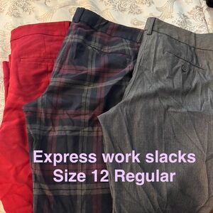 Express Charcoal Herringbone Trousers